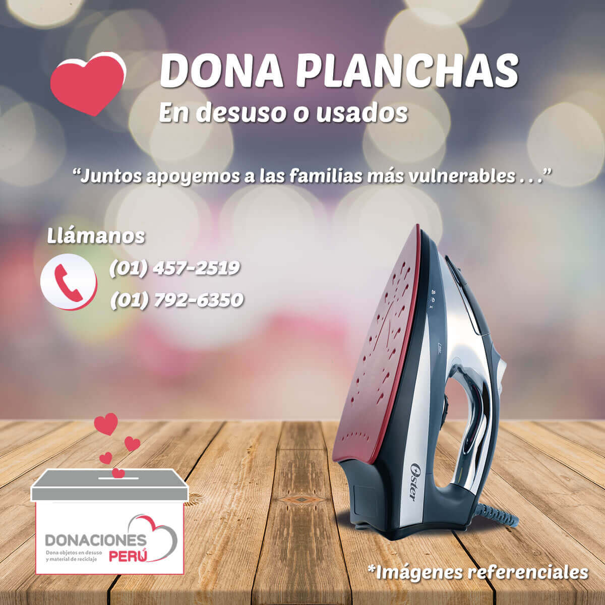 Donaciones Planchas Perú